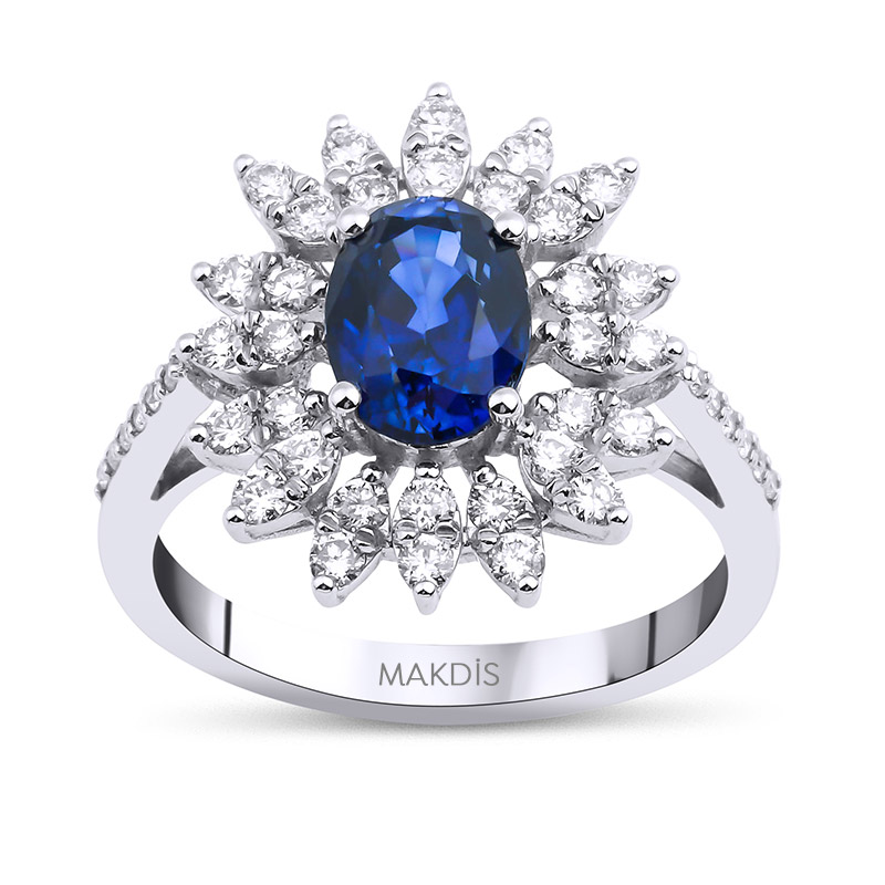 2.42 Karat Safir Yüzük