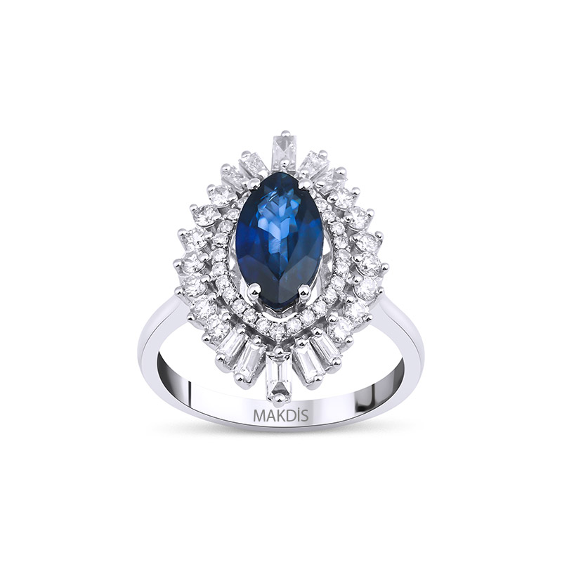 2.73 Karat Safir Yüzük