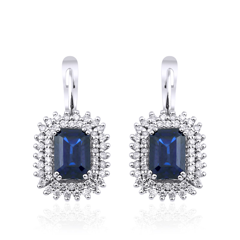 2.99 Karat Safir Küpe