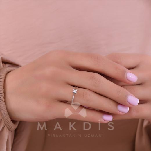 0.10 Karat Tektaş Yüzük