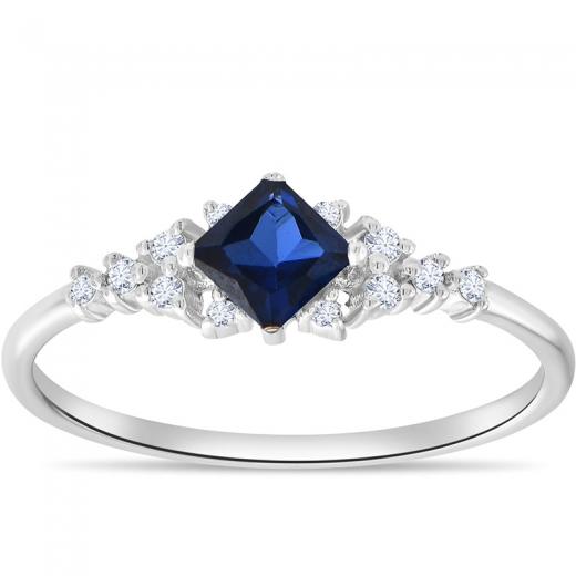0.28 Karat  Safir Yüzük