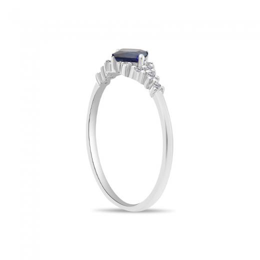 0.28 Karat  Safir Yüzük