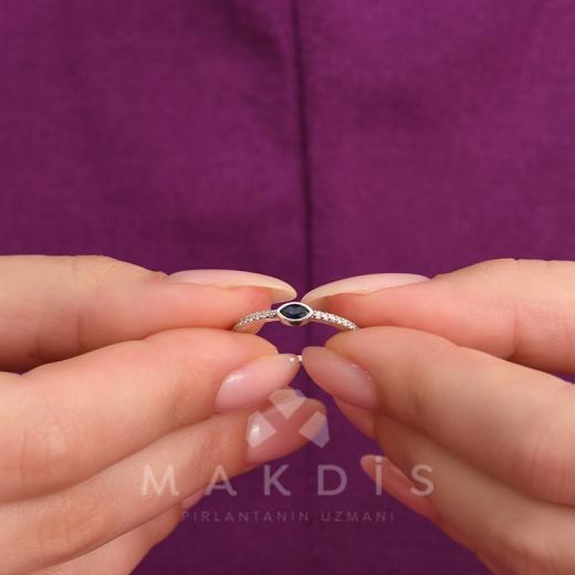 0.32 Karat Safir Yüzük