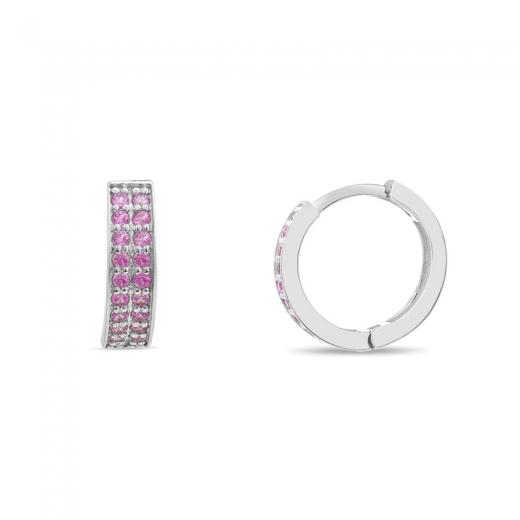 0.39 Karat Morganite Küpe