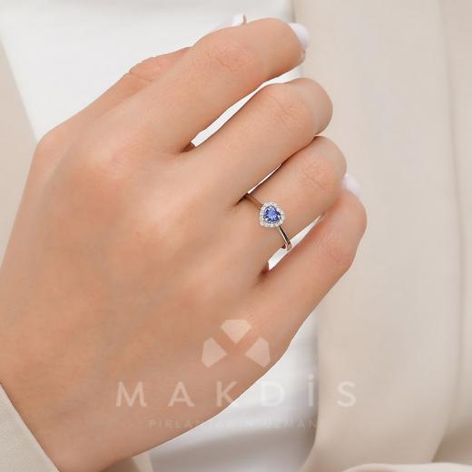 0.40 Karat Safir Yüzük