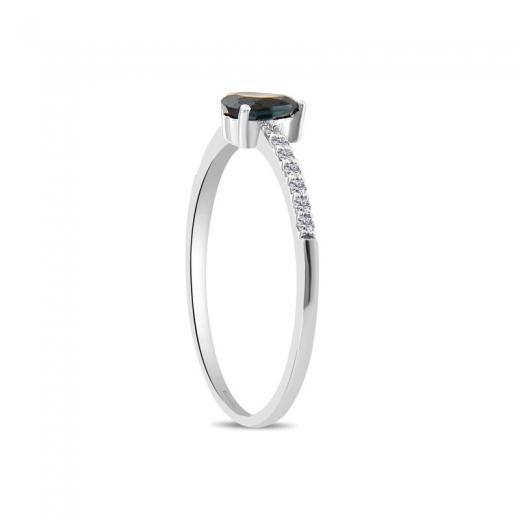 0.45 Karat Safir Yüzük