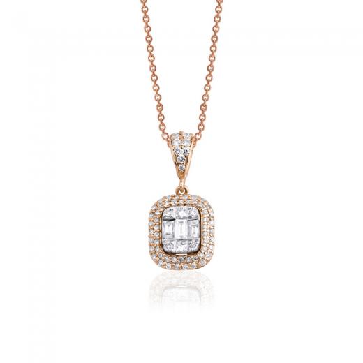 0.52 Karat Baget Kolye