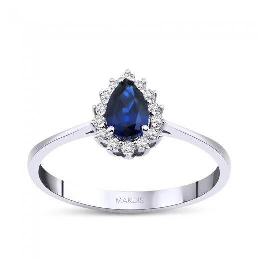 0.67 Karat Safir Yüzük