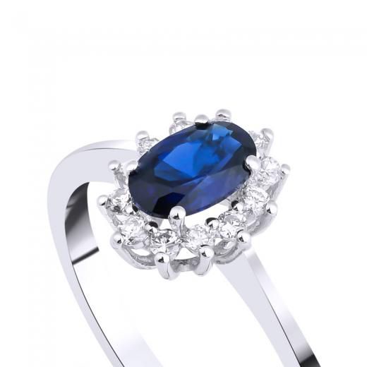 0.82 Karat Safir Yüzük