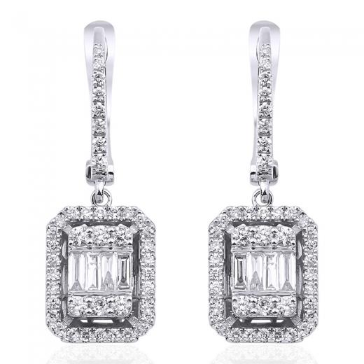 0.91 Karat Baget Küpe