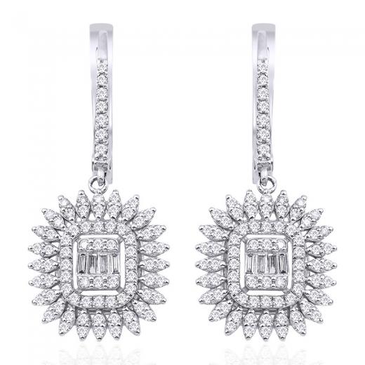 0.91 Karat Baget Küpe