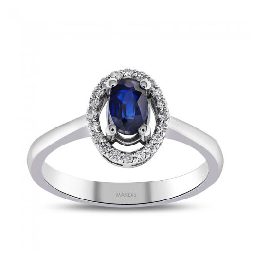 0.92 Karat Safir Yüzük