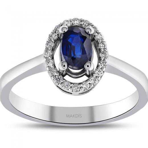 0.92 Karat Safir Yüzük