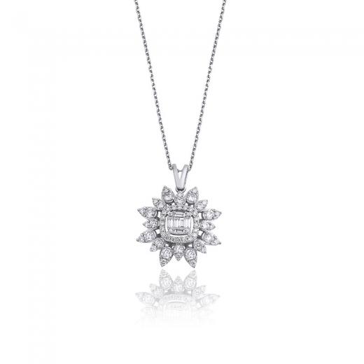 0.93 Karat Baget Kolye