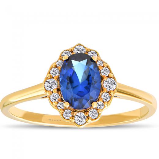 1.08 Karat Safir Yüzük