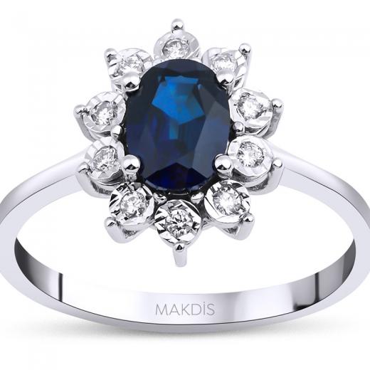 1.14 Karat Safir Yüzük