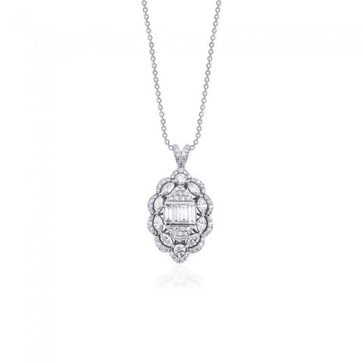 1.36 Karat Baget Kolye