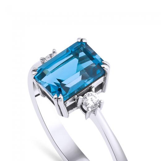 1.41 Karat Aquamarine Yüzük