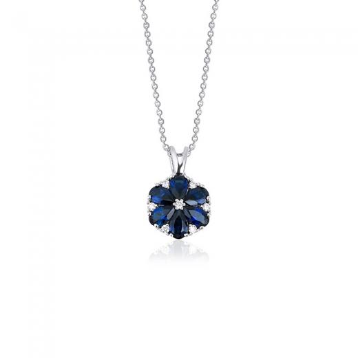 1.43 Karat Safir Kolye