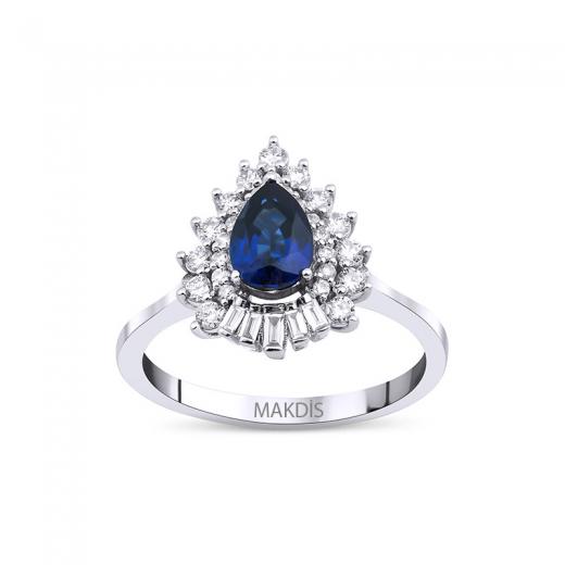 1.43 Karat Safir Yüzük