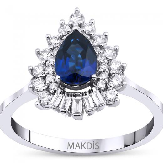 1.43 Karat Safir Yüzük