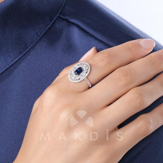 1.74 Karat Safir Yüzük