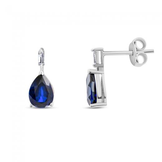 1.81 Karat Safir Küpe