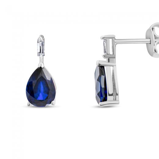 1.81 Karat Safir Küpe