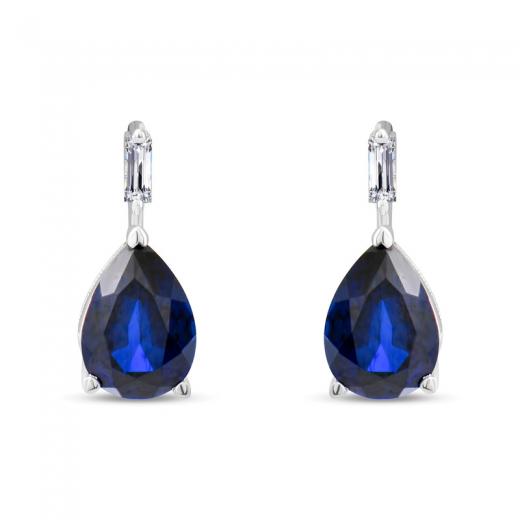 1.81 Karat Safir Küpe