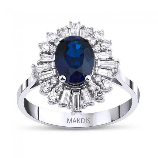 2.31 Karat Safir Yüzük