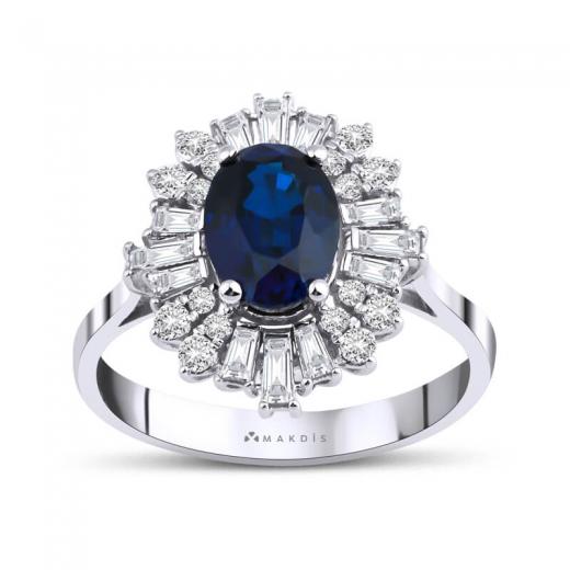 2.31 Karat Safir Yüzük