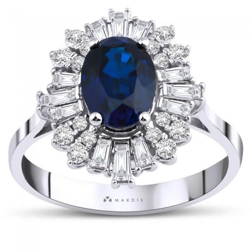 2.31 Karat Safir Yüzük