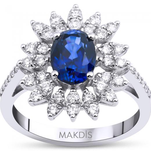 2.42 Karat Safir Yüzük