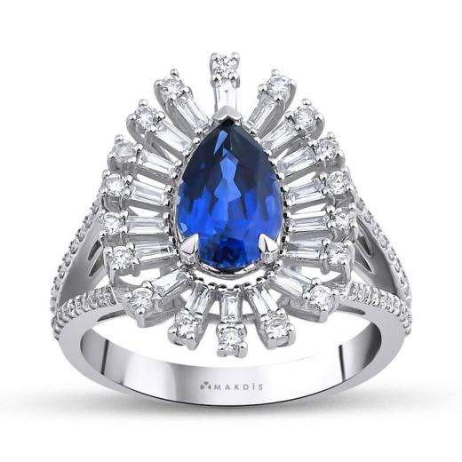 2.57 Karat Safir Yüzük