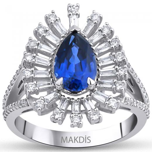 2.57 Karat Safir Yüzük