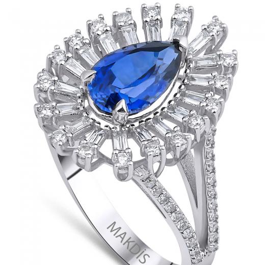 2.57 Karat Safir Yüzük