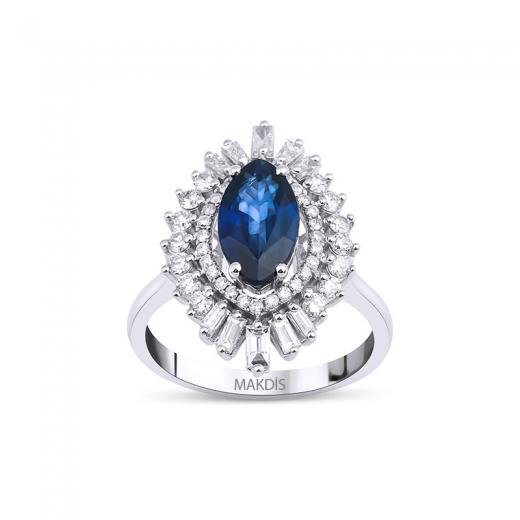 2.73 Karat Safir Yüzük