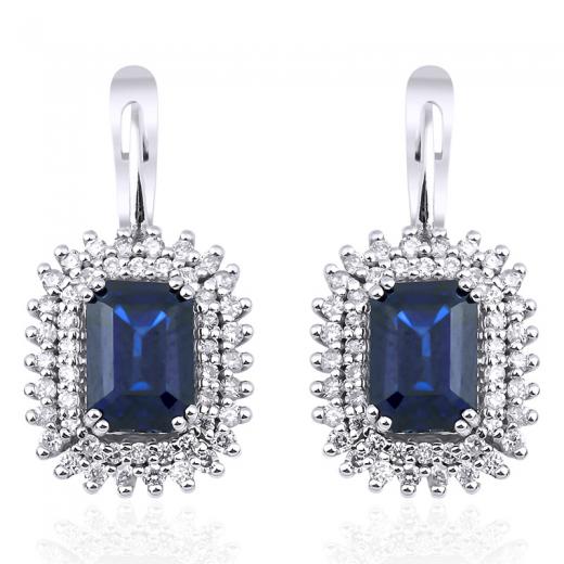 2.99 Karat Safir Küpe