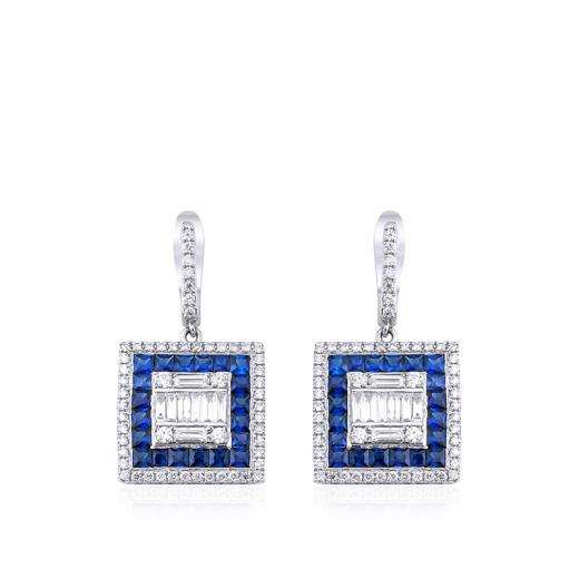 3.20 Karat Safir Küpe