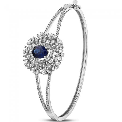 4.19 Karat Safir Kelepçe