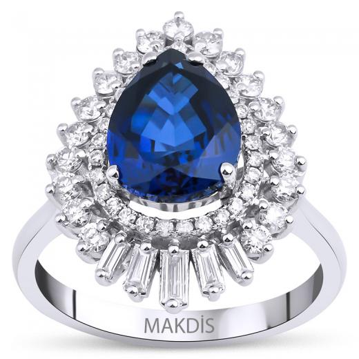 4.87 Karat Safir Yüzük