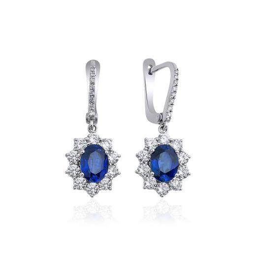 5.20 Karat Safir Küpe