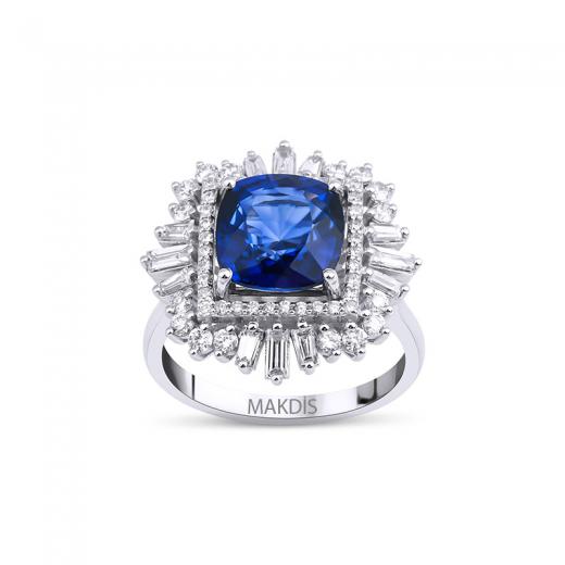 5.21 Karat Safir Yüzük