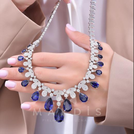 79.50 Karat Safir Gerdanlık