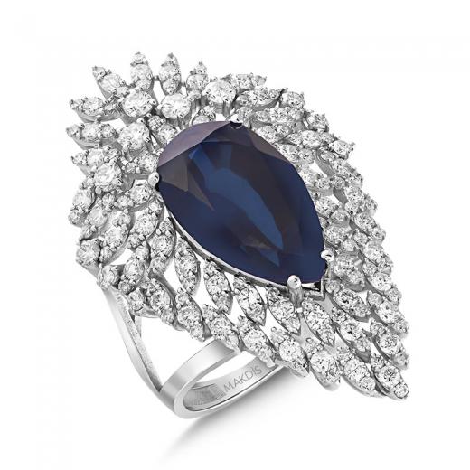 8.44 Karat Safir Yüzük