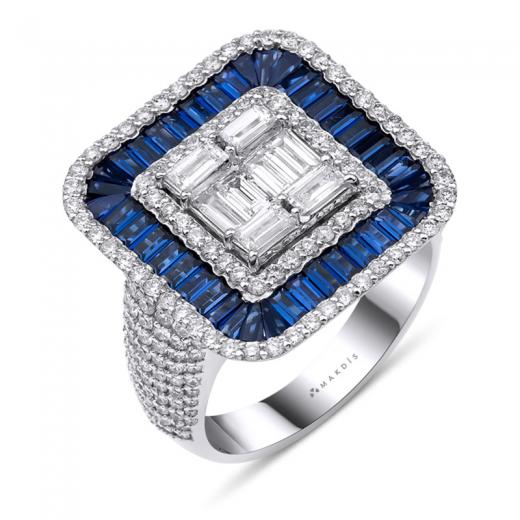 Makdis Pırlanta 6.28 Karat Safir Yüzük